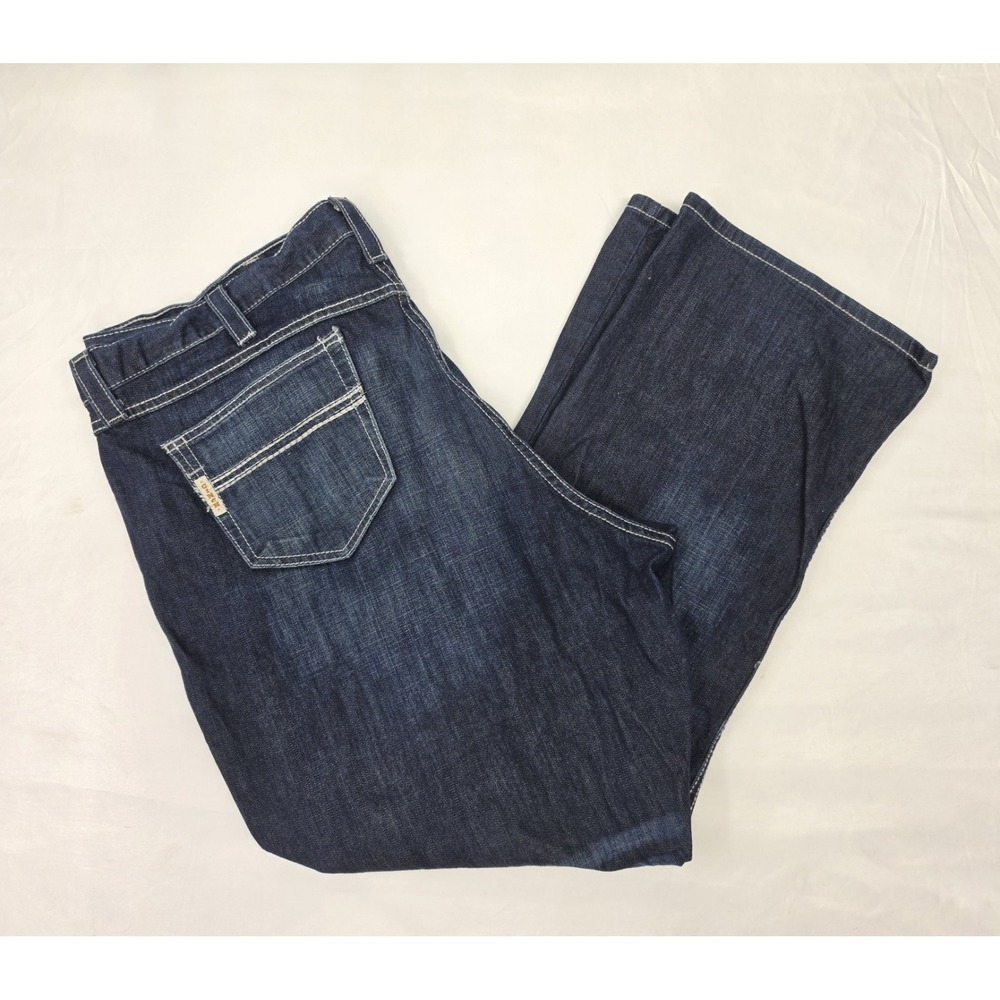 Cinch Carter 2.4 Jeans Mens 44 x 32 Relaxed Bootcut Dark Western Cowboy 3162